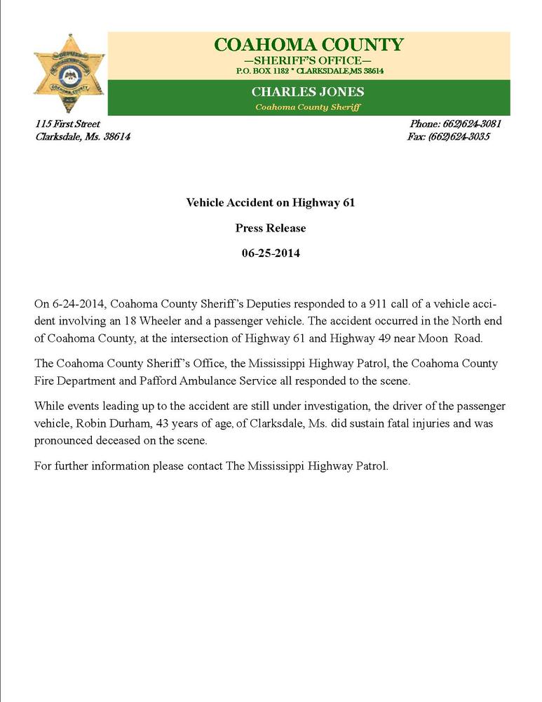 MVA Press Release 6-25-14