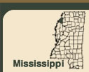 Image of the state of mississippi with Coahoma County darkened in.